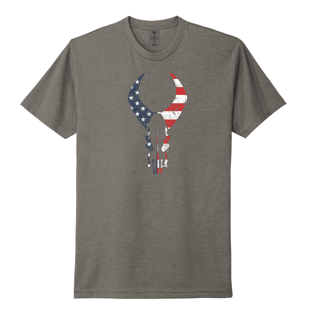 FLAG-SKULL-TEE
